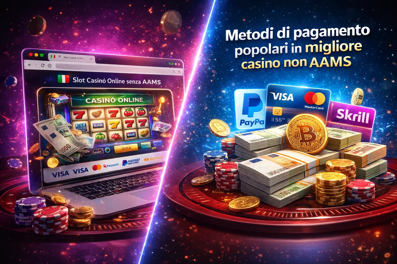 Metodi di pagamento popolari in migliore casino non aams: commissioni e tempi