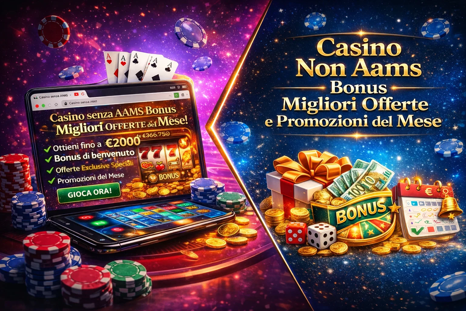 Casino Non Aams Bonus Migliori Offerte e Promozioni del Mese