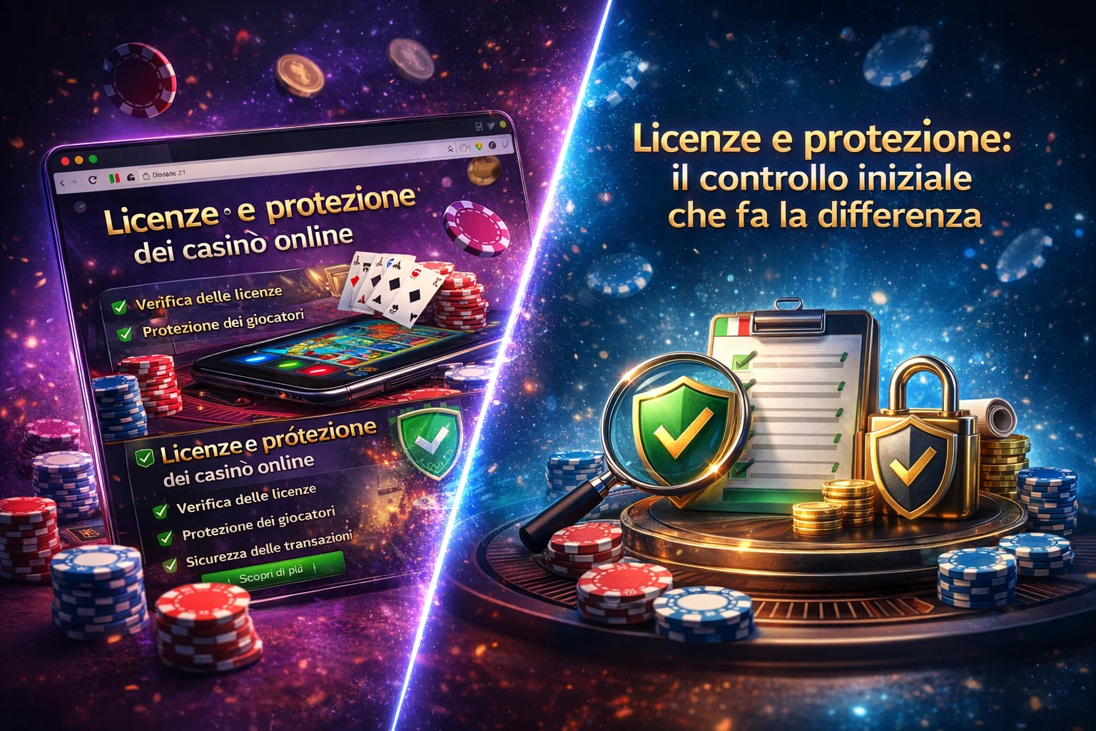 Licenze e protezione: il controllo iniziale che fa la differenza