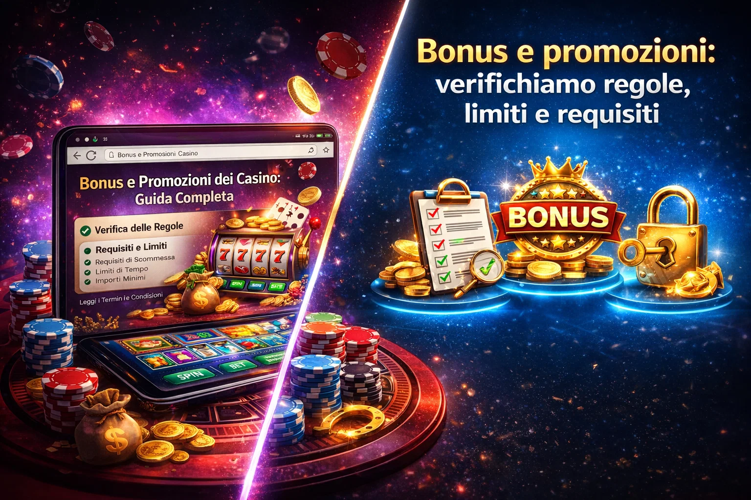 Bonus e promozioni: verifichiamo regole, limiti e requisiti