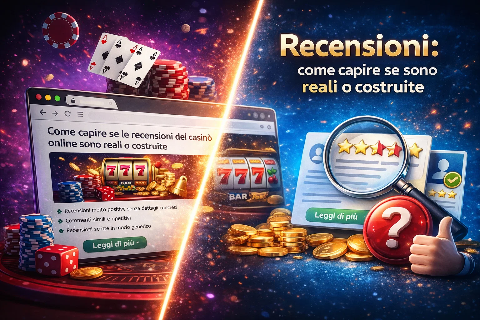 Recensioni: come capire se sono reali o costruite