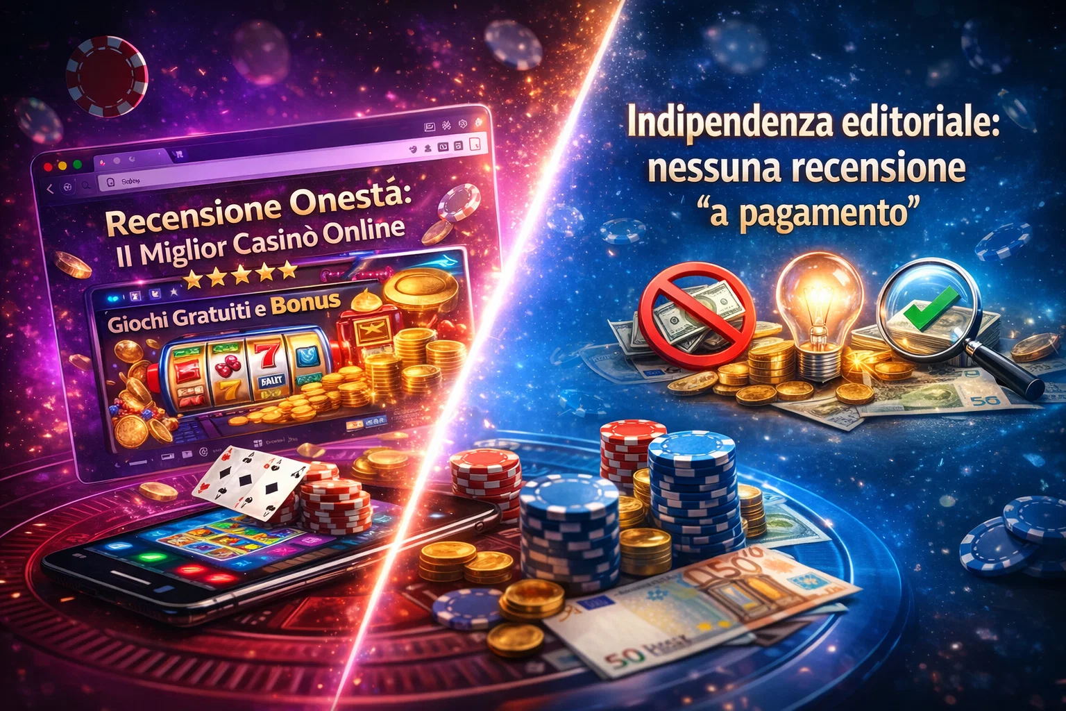 Indipendenza editoriale: nessuna recensione a pagamento